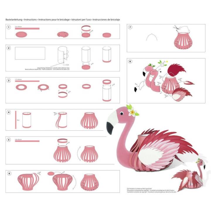 URSUS Flamingo Laterne (Décorer)