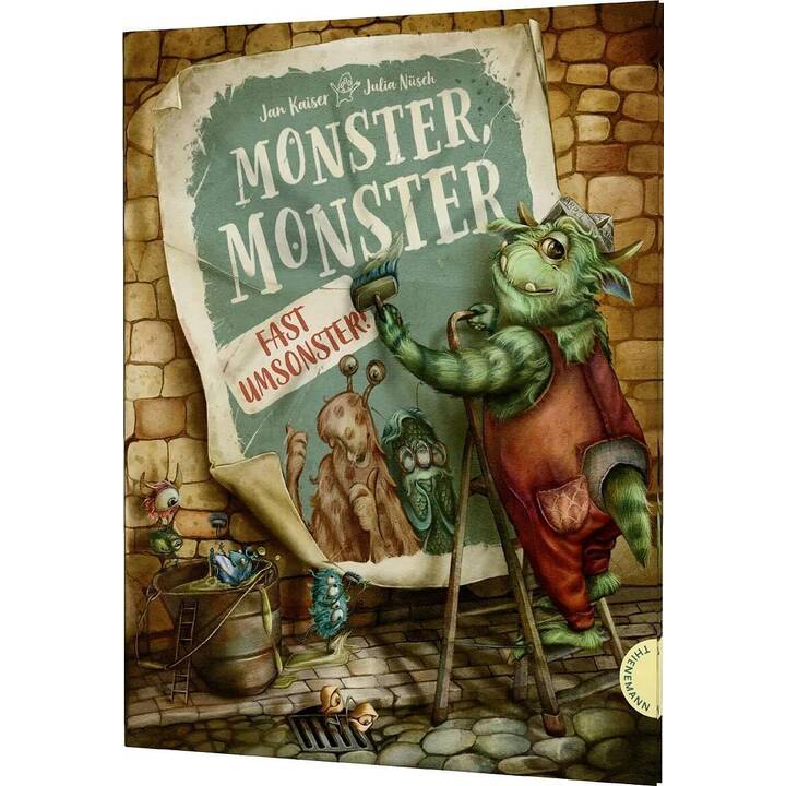 Monster, Monster, fast umsonster. Abenteuerliches Bilderbuch für Kinder ab 4 Jahren