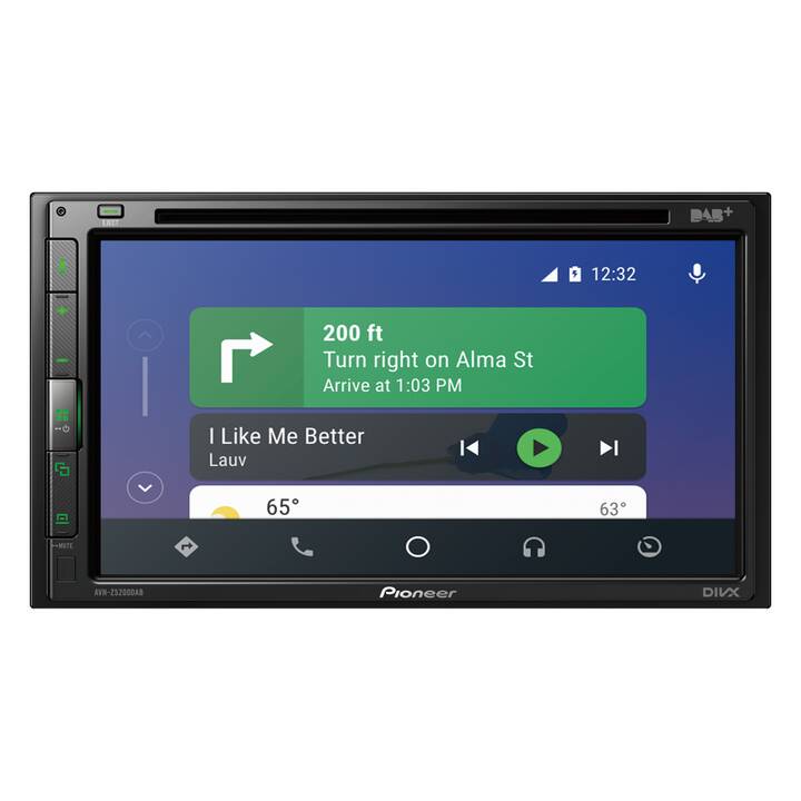 PIONEER CAR AVH-Z5200DAB (DAB+, Noir, Bluetooth)
