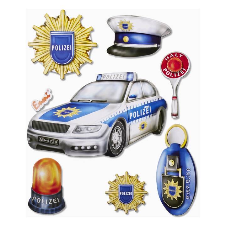 HOBBYFUN 3D-Autoadesivo (Blu, Bianco, Multicolore)