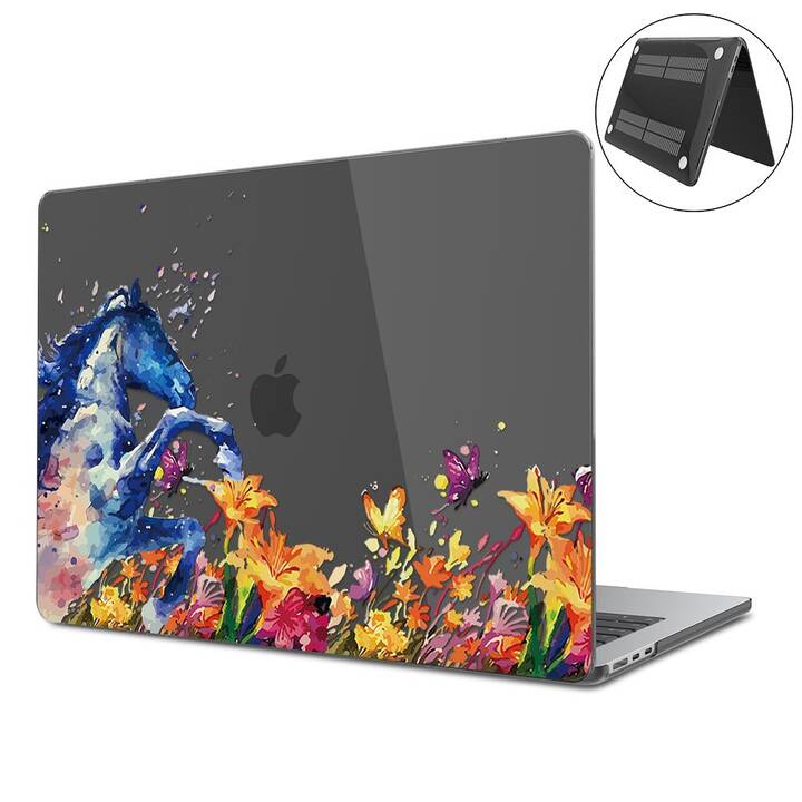 EG Coque rigide (MacBook Air 13" M3 2024, Animal, Transparent)