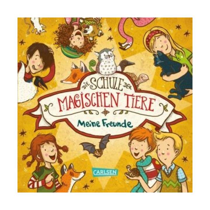 CARLSEN COMICS Libro amicizia Die Schule der magischen Tiere: Meine Freunde (18.5 cm, Multicolore)