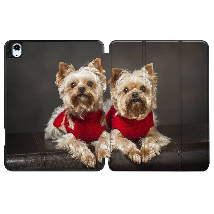 EG coque pour iPad Air 10.9" (2022) 5e génération - noir - chiens