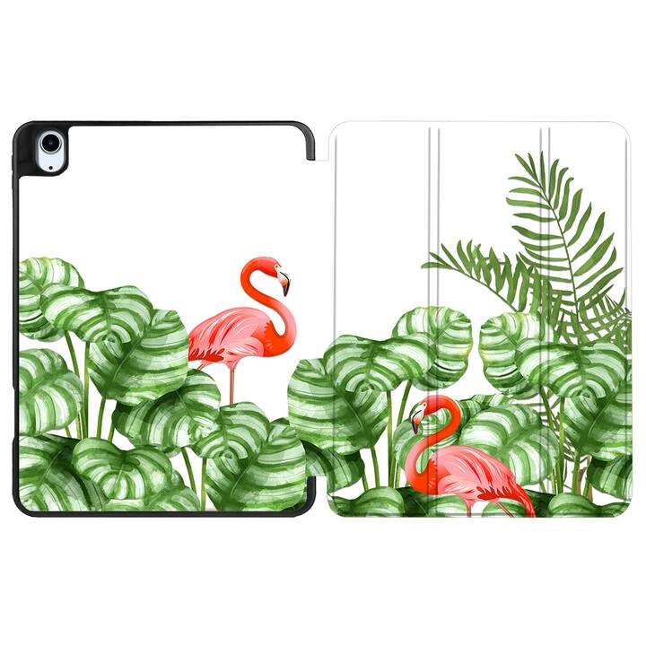 EG coque pour iPad Air 10.9" (2022) 5e génération - vert - flamant rose