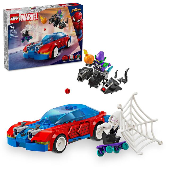 LEGO Marvel Super Heroes Auto da corsa di Spider-Man e Venom Goblin (76279)