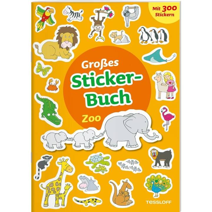 Grosses Sticker-Buch. Zoo