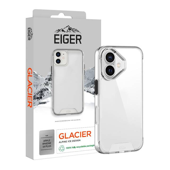 EIGER Backcover Glacier (iPhone 16 Plus, Transparente)