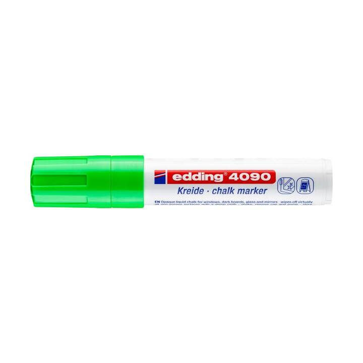 EDDING Marcatore gesso 4090 (Verde, 1 pezzo)