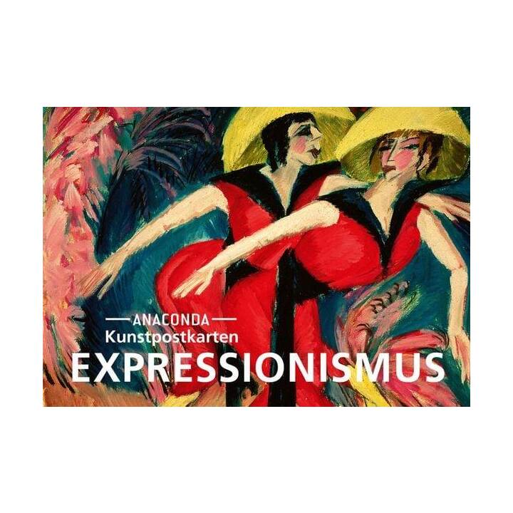 ANACONDA VERLAG Carte postale Expressionismus (Universel, Bleu)