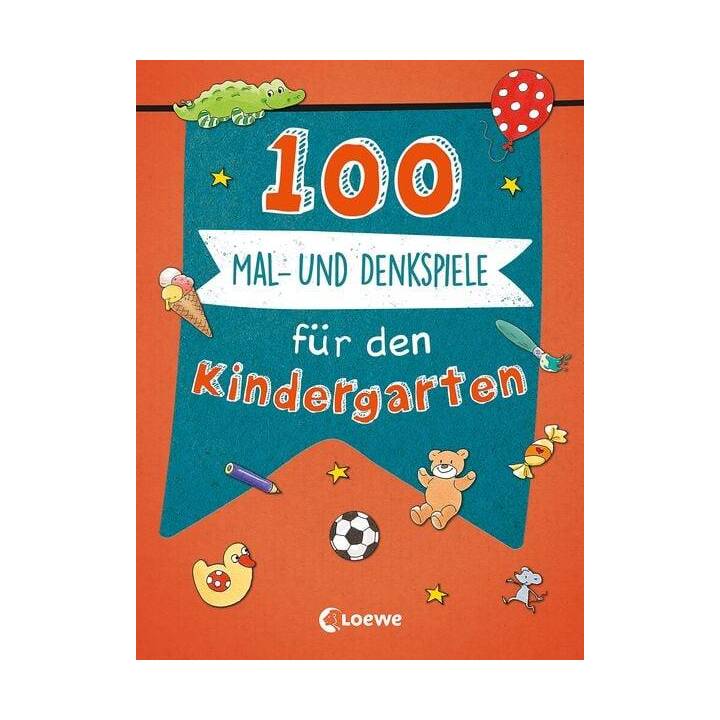 100 Mal- und Denkspiele für den Kindergarten