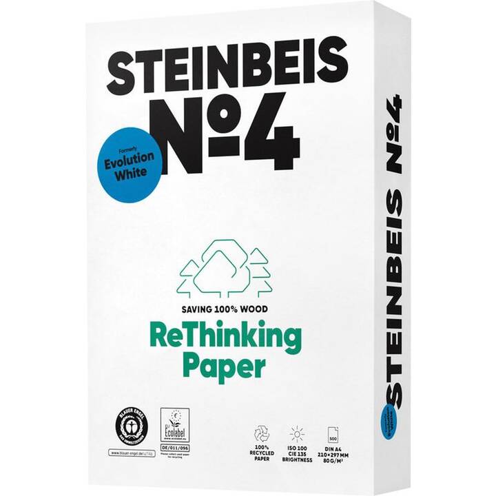 STEINBEIS Evolution Papier photocopie (500 feuille, A3, 80 g/m2)