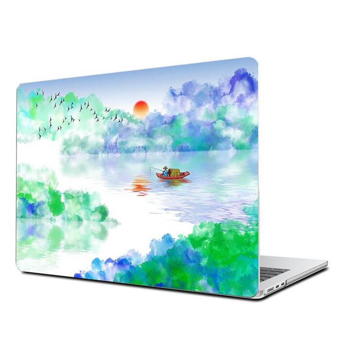 EG Coque rigide (Macbook Air 15" M2 2023, Art, Bleu)