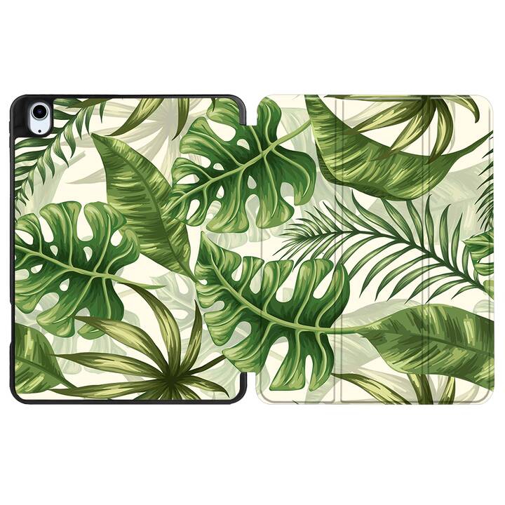 EG coque pour iPad Air 10.9" (2022) 5e génération - vert - feuilles