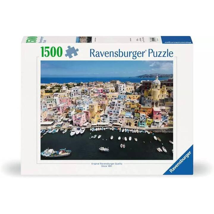 RAVENSBURGER Buntes Procida Italien Puzzle (1500 Stück)