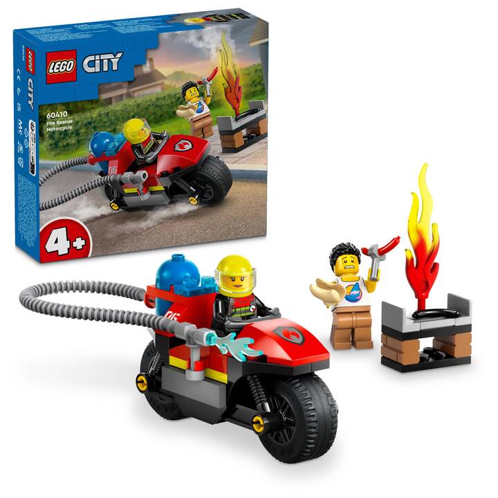 LEGO City La moto d’intervention rapide des pompiers (60410)