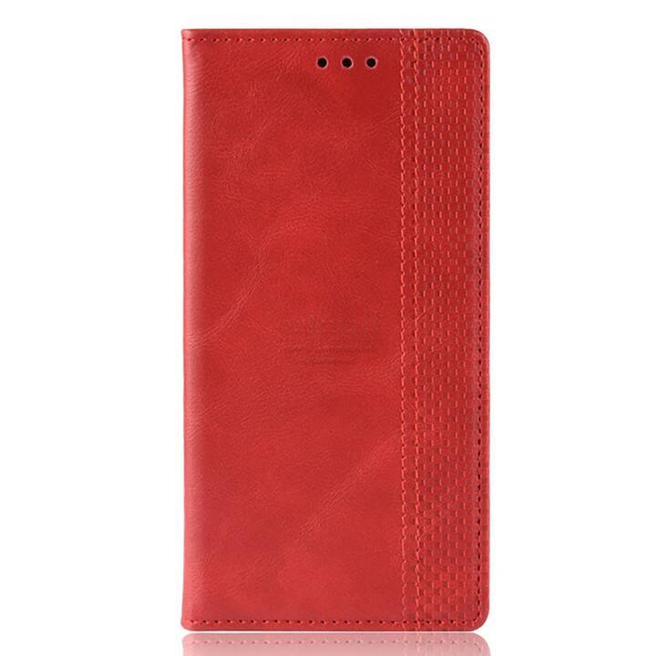 EG Mornrise Étui Portefeuille pour Samsung Galaxy A20e 5.8" 2019 - Rouge