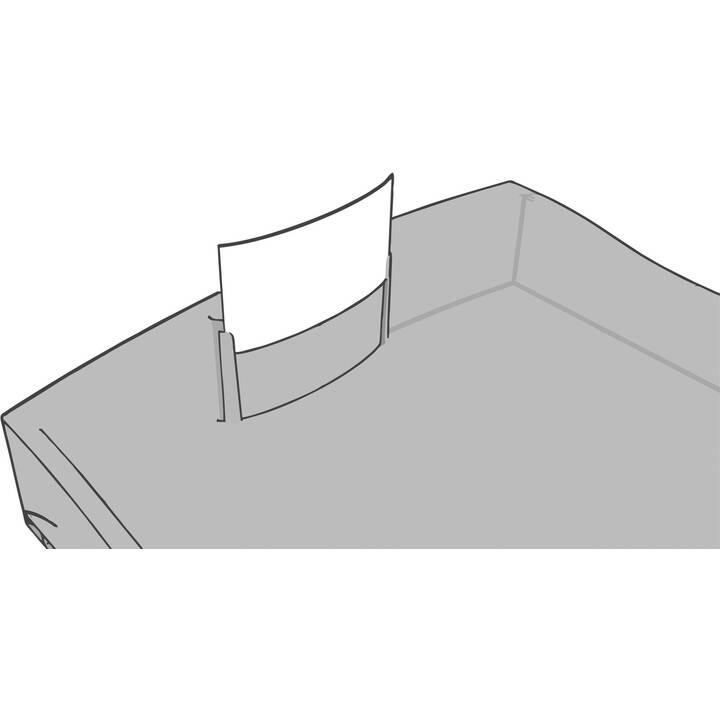 HAN Cassettiera da scrivania Impuls (C4, A4, 23.5 cm  x 36.7 cm  x 28 cm, Grigio, Transparente)