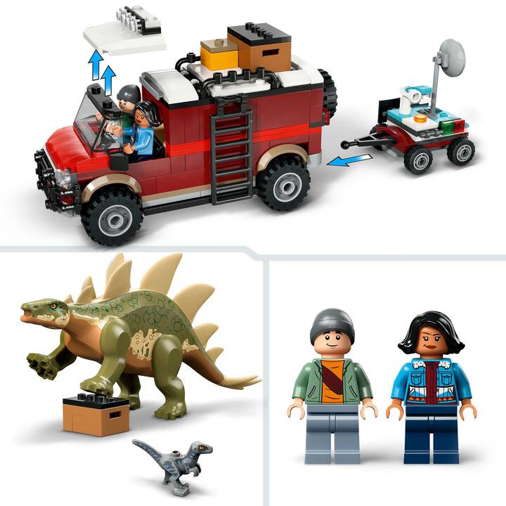 LEGO Jurassic World Missione dinosauro: scoperta dello stegosauro (76965, Difficile da trovare)