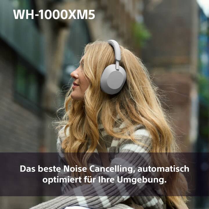 SONY WH-1000XM5 (ANC, Bluetooth 5.2, Blau)