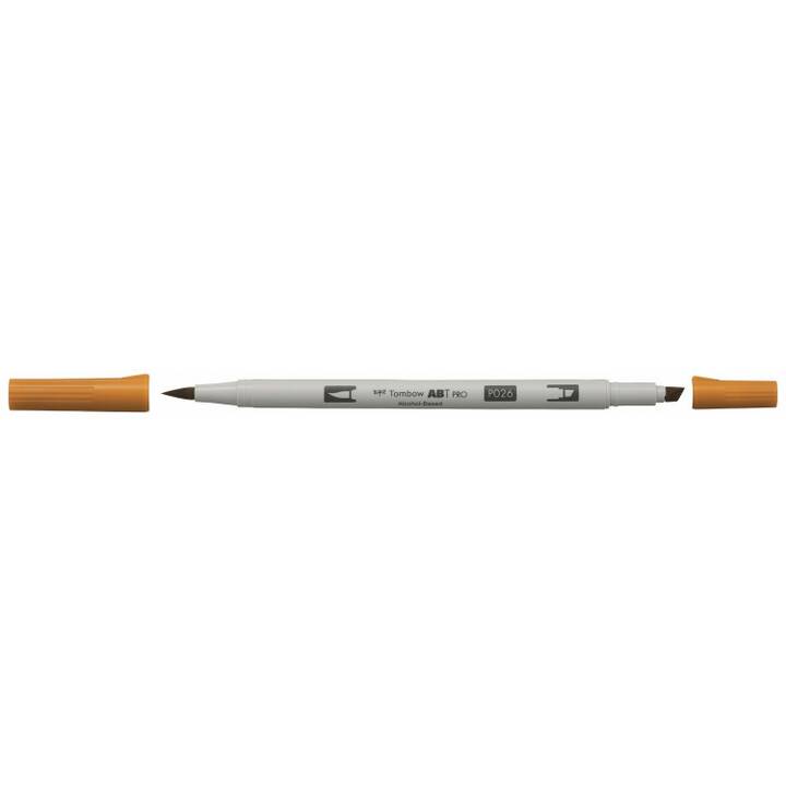 TOMBOW Dual Brush ABT Pro 026 Penna a fibra (Giallo, 1 pezzo)