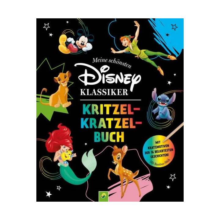 Meine schönsten Disney Klassiker Kritzel-Kratzel-Buch