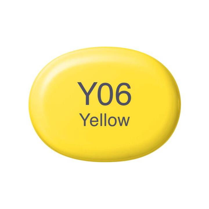 COPIC Marcatori di grafico Sketch Y06 Yellow (Giallo, 1 pezzo)