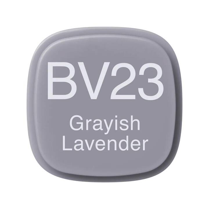 COPIC Marqueur de graphique Classic BV23 Grayish Lavender (Pourpre grisâtre, 1 pièce)