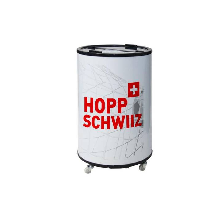 KIBERNETIK Party Cooler KS40M Hopp Schwiiz 2024 (Rouge, Blanc, En haut)