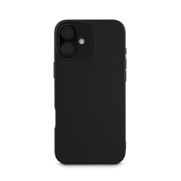 HAMA Backcover Fantastic Feel (iPhone 16 Plus, Nero)