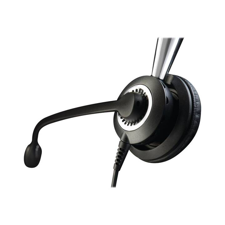 JABRA Office Headset BIZ 2400 II (On-Ear, Kabel, Schwarz)