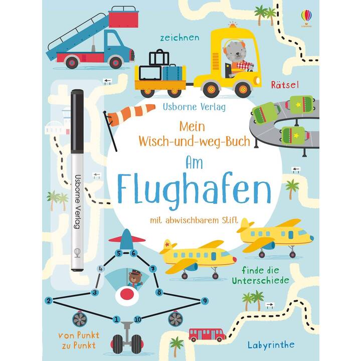 Mein Wisch-und-weg-Buch: Am Flughafen