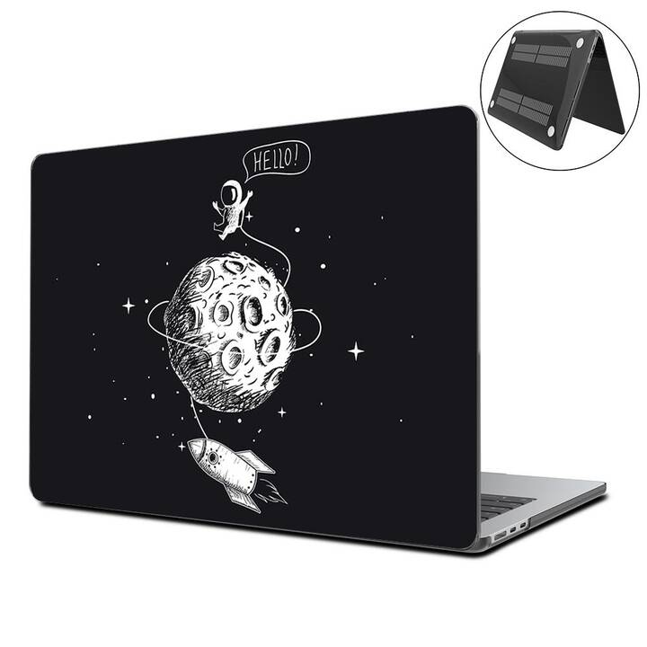 EG Coque rigide (MacBook Air 13" M3 2024, Astronaute, Noir)