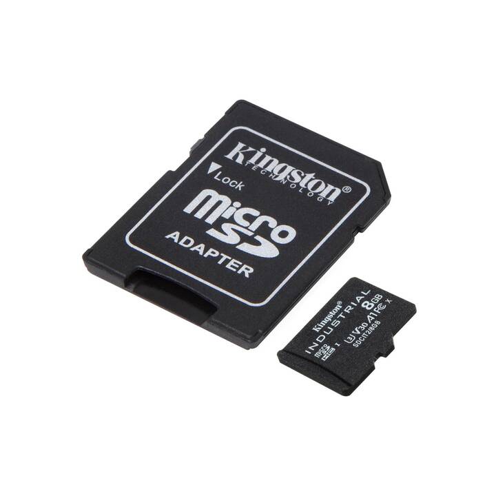 KINGSTON TECHNOLOGY MicroSDHC C10 (Video Class 30, A1, Class 3, 8 GB, 100 MB/s)