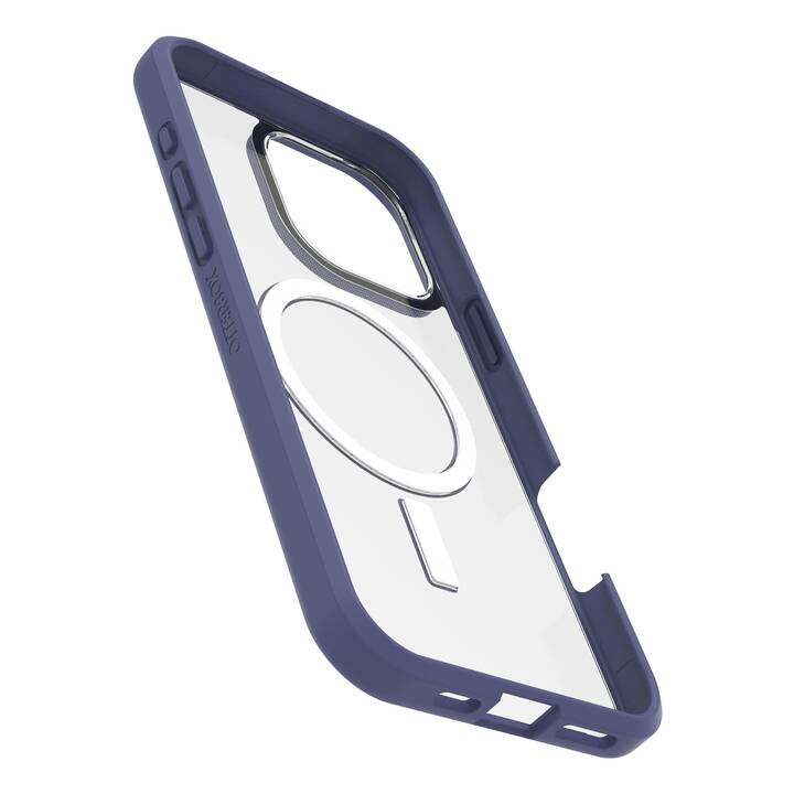 OTTERBOX Backcover MagSafe React Series (iPhone 16 Pro Max, Bicolore, Transparent, Bleu)