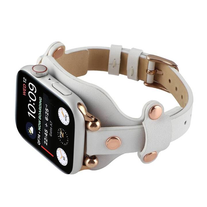 EG Armband (Apple Watch 45 mm / 42 mm / 49 mm / 44 mm, Weiss)