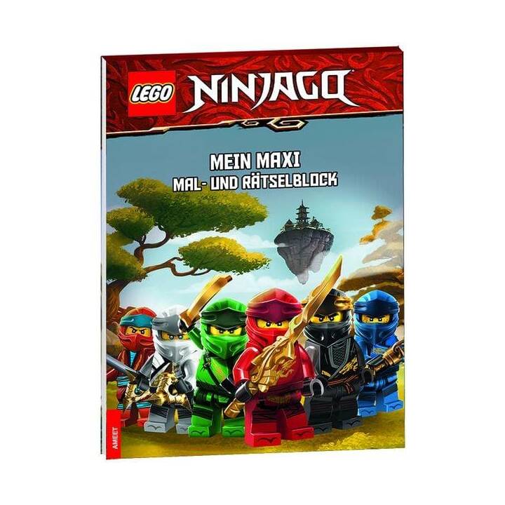 Lego Ninjago - Mein Maxi Mal- und Rätselblock