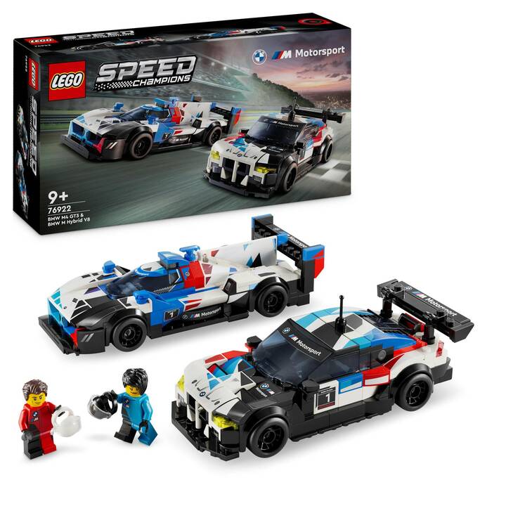 LEGO Speed Champions Auto da corsa BMW M4 GT3 e BMW M Hybrid V8 (76922)