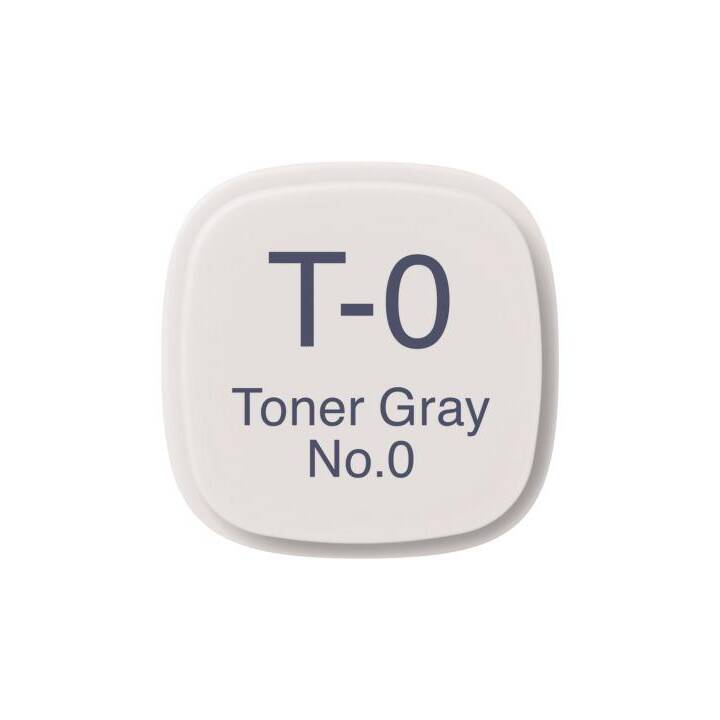 COPIC Grafikmarker Classic T-0 Toner Gray No.0 (Grau, 1 Stück)