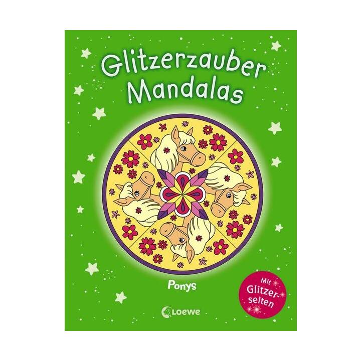 Glitzerzauber-Mandalas - Ponys