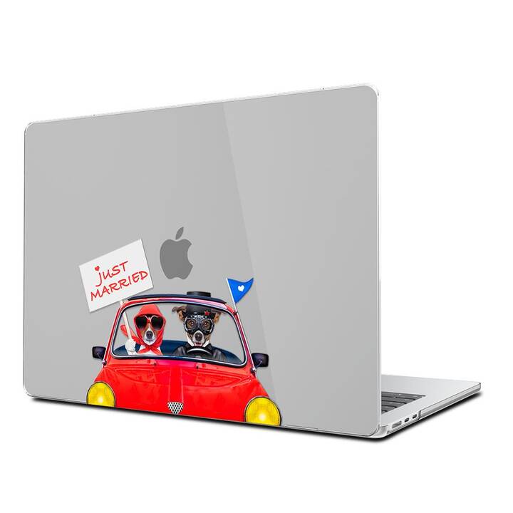 EG Coque rigide (Macbook Air 15" M2 2023, Chiens, Multicolore)