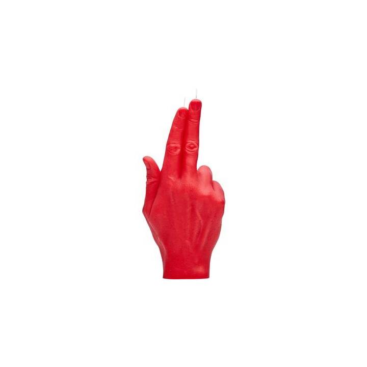 CANDLEHAND Bougie à motifs Gun Fingers (Rouge)