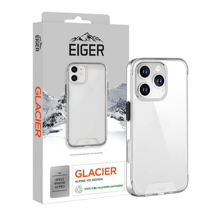 EIGER Backcover Glacier (iPhone 16 Pro, Transparente)