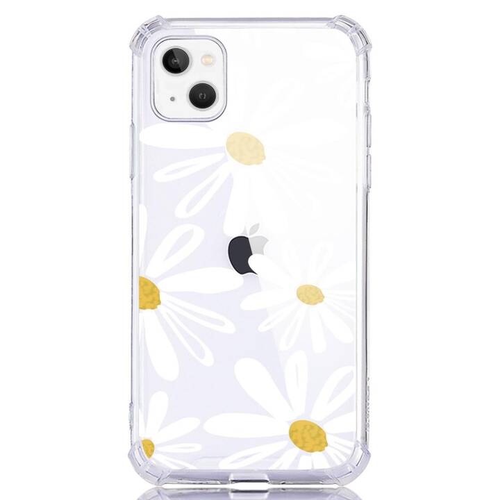 EG Backcover (iPhone 15 Plus, Fleurs, Transparent)