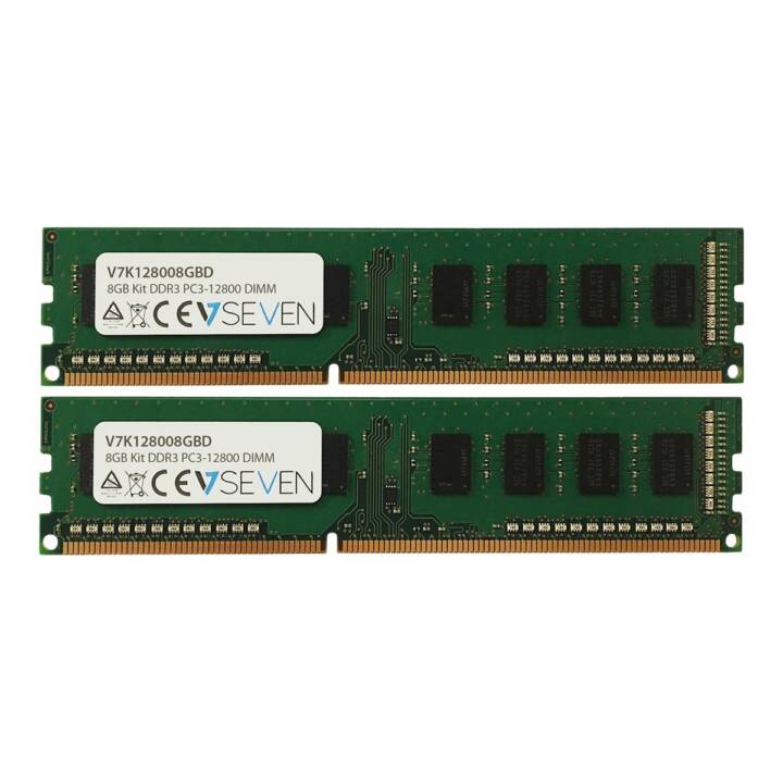 VIDEOSEVEN V7K128008GBD (2 x 4 Go, DDR3-SDRAM 1600.0 MHz, DIMM 240-Pin)