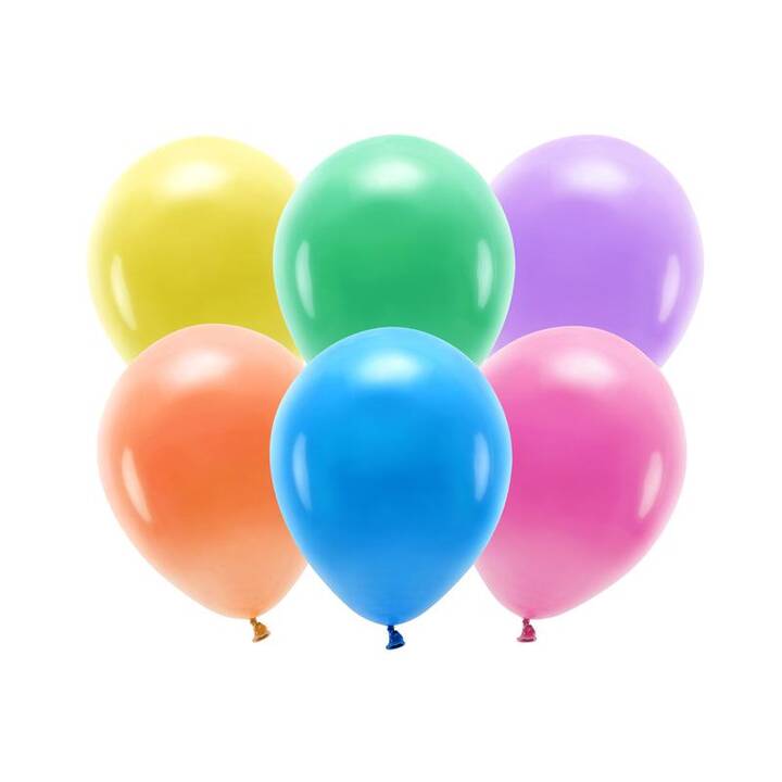 PARTYDECO Ballon Uni Eco (30 cm, 10 Stück)