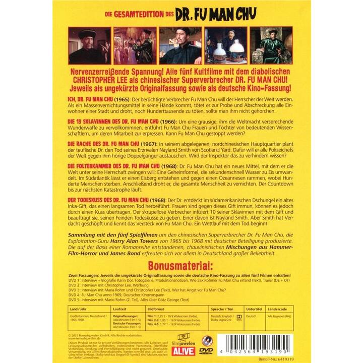 Dr. Fu Man Chu - Gesamtedition (EN, DE)