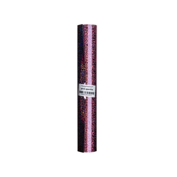 HAPPYFABRIC Pelicolle adesive (25 cm x 100 cm, Pink, Rosa)