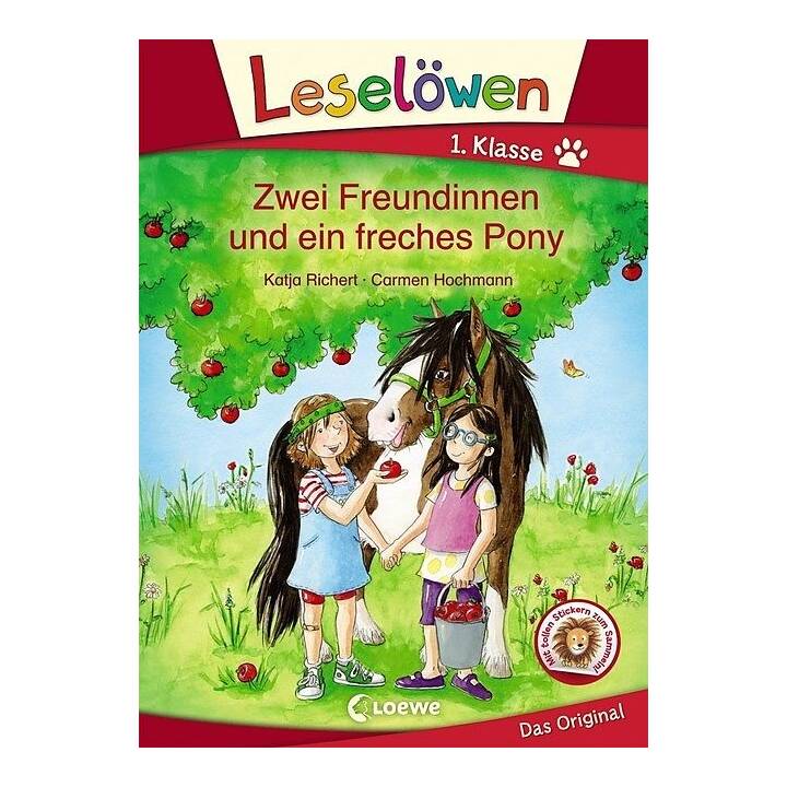 Zwei Freundinnen und ein freches Pony (Leselöwen 1)