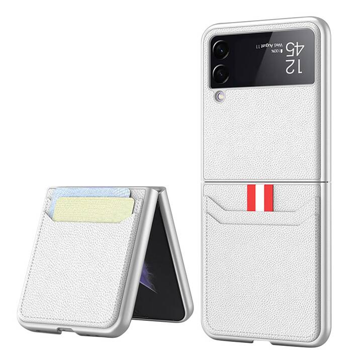 EG custodia a portafoglio per Samsung Galaxy Z Flip 3 6.7" (2021) - bianca