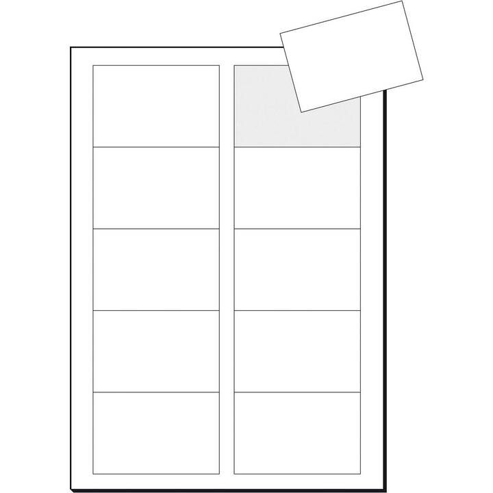 SIGEL LP853 Visitenkarten (10 Blatt, A4, 250 g/m2)